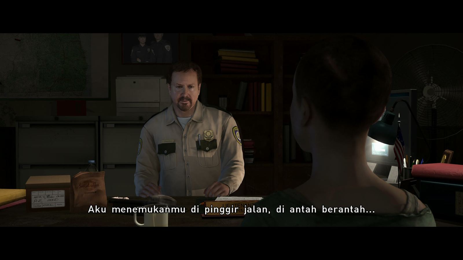 Beyond: Two Souls, Tangkapan layar dalam game (2 dari 22).