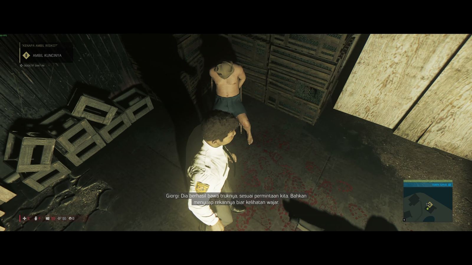 Mafia III: Definitive Edition, Misi perampokan: Giorgi menjelaskan truk lapis baja, objektif Ambil kuncinya.