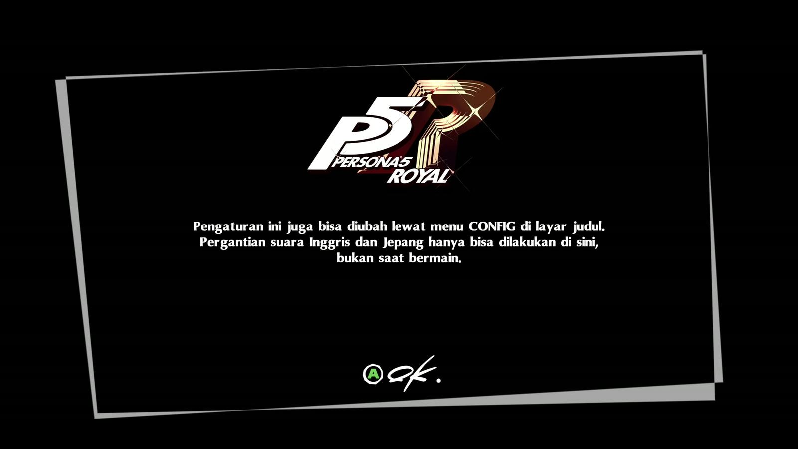 Persona 5 Royal, Tangkapan layar dalam game (2 dari 25).